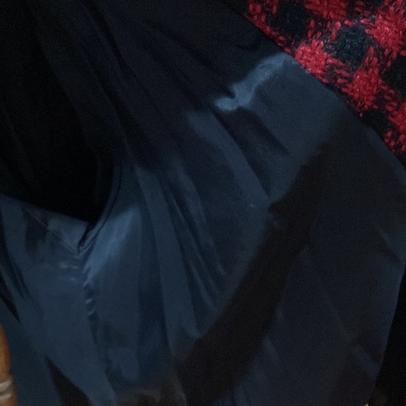 Pino for Candore, Size 10 Red/Black Jacquard Plaid 30% Wool 70% Rayon. Excellent - Picture 14 of 14